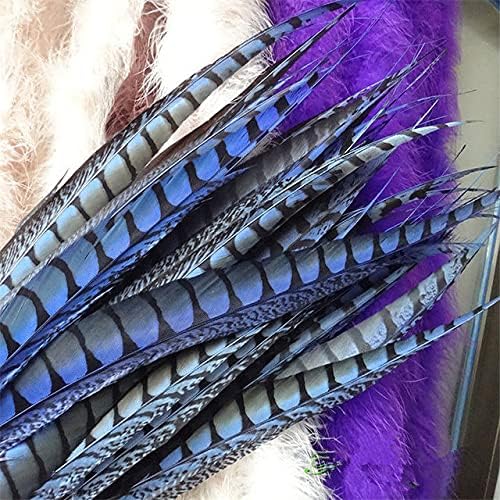 Zamihalaa-50pcs/lote de 28-32 polegadas/70-80cm Lady Pheasant Tail Feathers para artesanato Decoração Trajes de carnaval