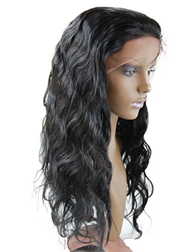 Beautiful 20 Lace Front Wig Human para Mulher Negra Lia Lia Peruca Chinesa Virgem Remy Cabelo Humano Corpo Cor do corpo 1 Jato