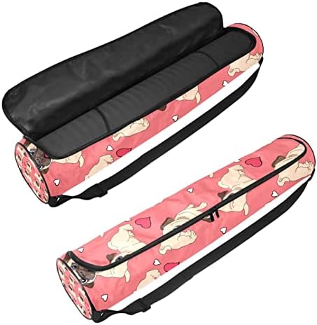 Bolsa de transportadora de ioga de cachorro rosa com alça de ombro de ioga bolsa de ginástica bolsa de praia