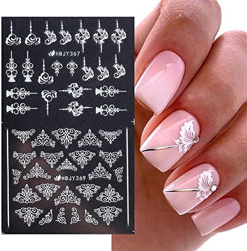 Adesivos de arte unhas decalques decorações de unhas para acessórios de unhas de unhas para unhas arte 3d papel