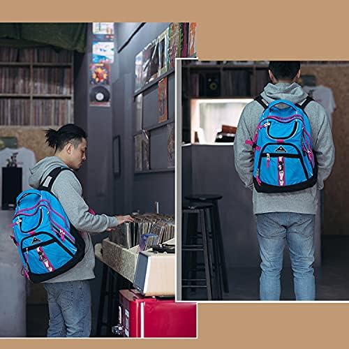 Mochila Casual Daypack de Ramhorn Backpack da faculdade com bolsa de trabalho resistente à água de bolso de 15,6 de laptop