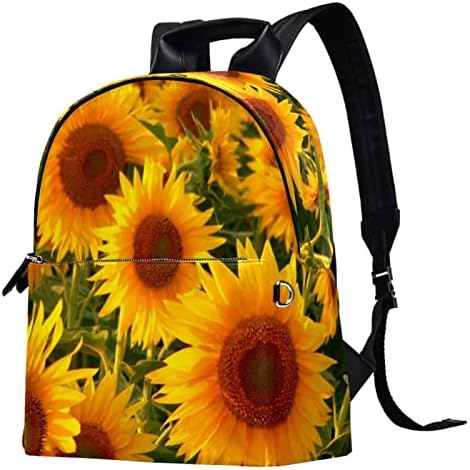 Tbouobt Leation Travel Mackpack Laptop Laptop Casual Mochila Para Mulheres Homens, Planta de Verão de Girassol