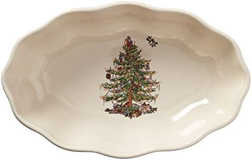 Spode 1669376 Prato e servidor de cranberry, conjunto de 2, verde, 2 contagem