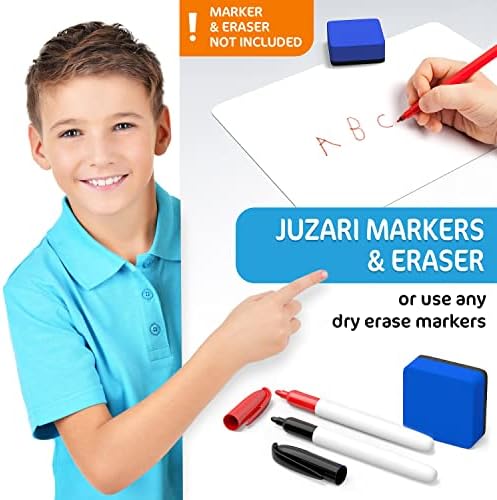 10 Pack Mini Dry Erase Board Lapboard 9x12 polegadas - Pequeno Apagação a seco Placa branca para crianças estudantes - sala