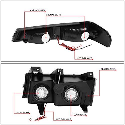 Motor de DNA HL-LB-CCOL044P-BK-CL1 LATRECIMENTOS DE HABITAÇÃO PRETA COM SUBSTITUIÇÃO DE BARRAS DRL LED PARA 04-12 COLORADO CANYON