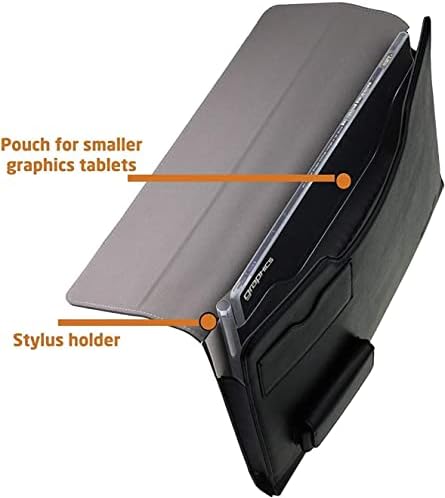 Broonel Leather Graphics Tablet Folio Case - Compatível com Huion Inspiroy q11k