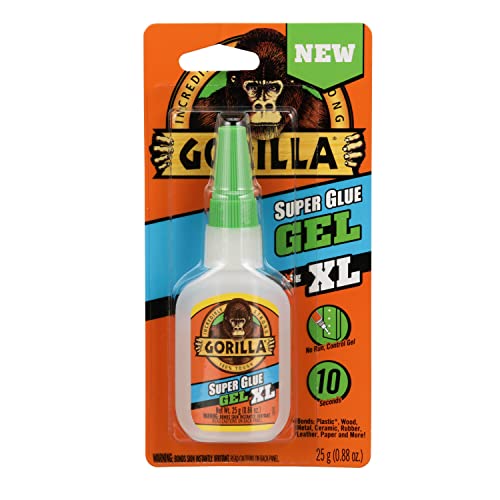 Gorila Super Glue Gel XL, 25 grama, Clear,