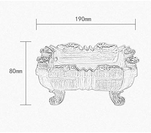 WSZJJ Creative Ashtray Resin Ash Holder para decoração de escritório em casa interna e externa Tamanho criativo ， 19x8cm