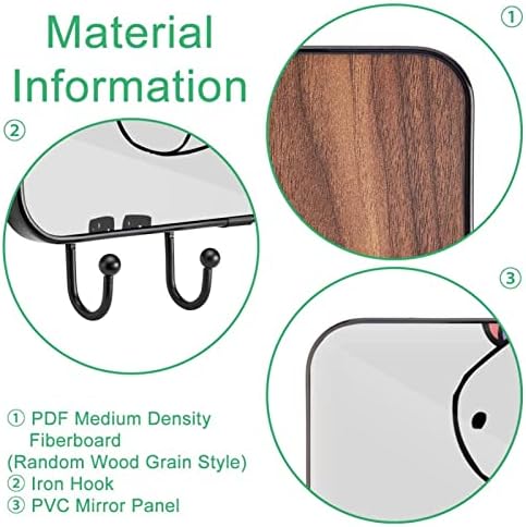 Ganchos de parede tfcocft, ganchos para pendurar, ganchos de parede adesivos, ganchos autônomos, padrão de animal