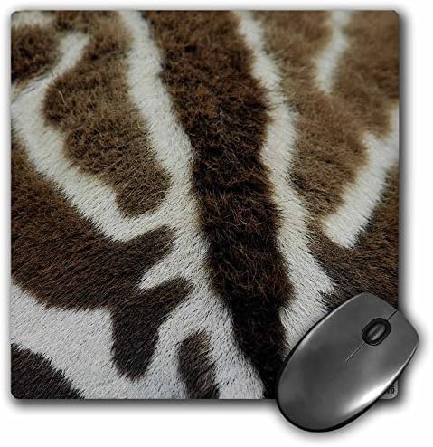 3drose LLC 8 x 8 x 0,25 polegadas Detalhes da pele de um bloco de mouse zebra comum