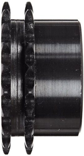 Ametric 2082B17 METRIC 2082B17 ISO 16B-2 CELA DE AÇO CUMEIRO Hub 17 dentes para a corrente de fita dupla Amétrica