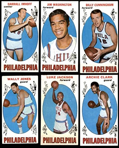 1969-70 Topps Philadelphia 76ers Team Set Philadelphia 76ers VG 76ers