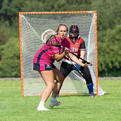 REGULAMENTO DE 6 pés x 6ft Objetivo de lacrosse do quintal - gols de lacrosse de aço [único ou par] | Metas de lacrosse no quintal