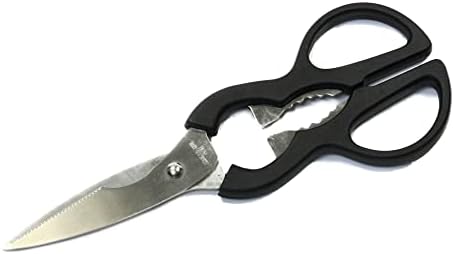 Chef Craft Classic Kitchen Scissors, 8 polegadas de comprimento, aço inoxidável/preto