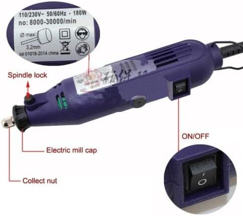 Máquina de retificação elétrica de mão esculturas de jade polidas de jade 110V 220V