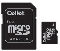 Cartão de memória de 2 GB do CellET MicroSD para Nokia 5310 XpressMusic Phone com adaptador SD.