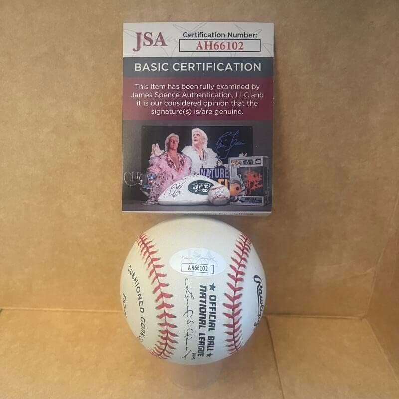 Scott Elarton Astros/Royals/índios assinou o Auto N.L. Baseball JSA AH66102