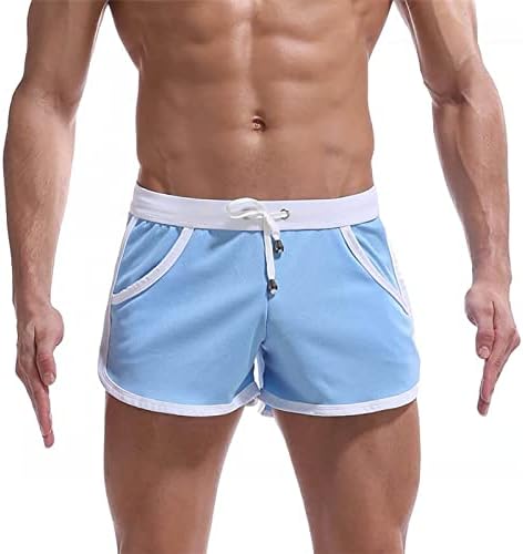 Mens lounge shorts listras retrô shorts atléticos shorts de ginástica de ginástica treinamento