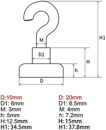 10-30 PCs Organização de gancho magnético Home Cozinha Roupas de chuveiro Capatinho de chapéu para cabide pendurada