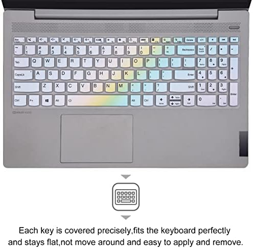 Capa do teclado para 2023 2022 2021 Lenovo Ideapad 5 15,6 , IdeaPad Flex 5 15.6, Lenovo Yoga 7i 15,6 16, Ideapad 3