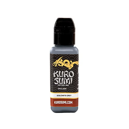 Kuro Sumi dolomita cinza, amigável vegano, tinta profissional 1,5 oz