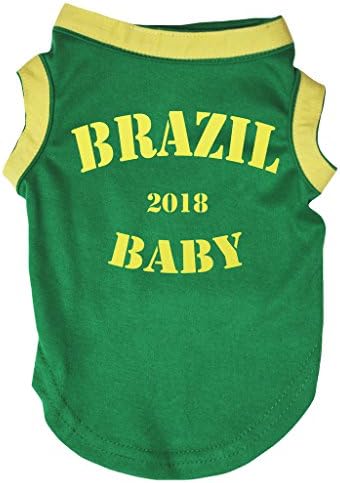 Petitebella Brasil 2018 Baby Green Puppy Dog Shirt