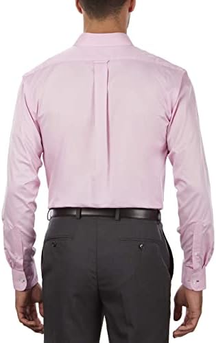 Camisa de vestido masculino da izod Cola de botão sólido de ajuste regular