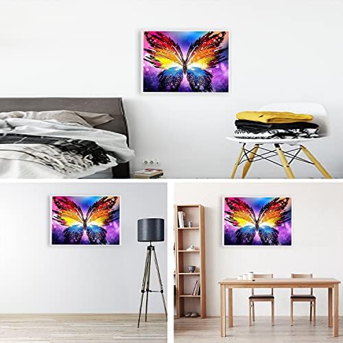 Kits de pintura de diamante de borboleta para braços para iniciantes para adultos - 5D DIY Mandala Derrama completa kits