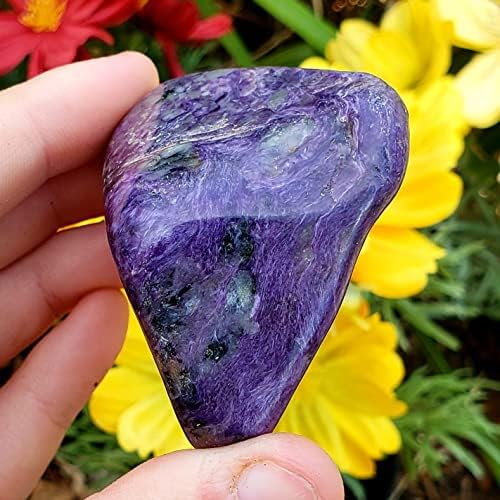 Charoite Free formado manualmente polido cura de cristal de cristal natural chakra charoite gemstone 7