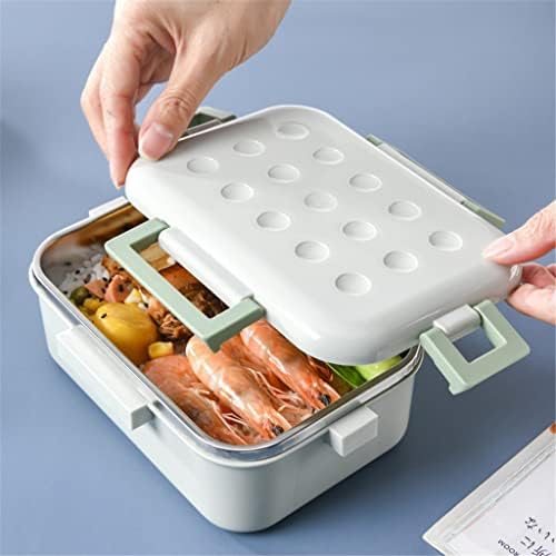 Lancheira caixa portátil de aço inoxidável bento caixa japonês caixa de café da manhã utensílios fofos de cozinha