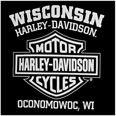 Sorto masculino da Harley-Davidson Willie G Skull H-D Pullover preto 30296648