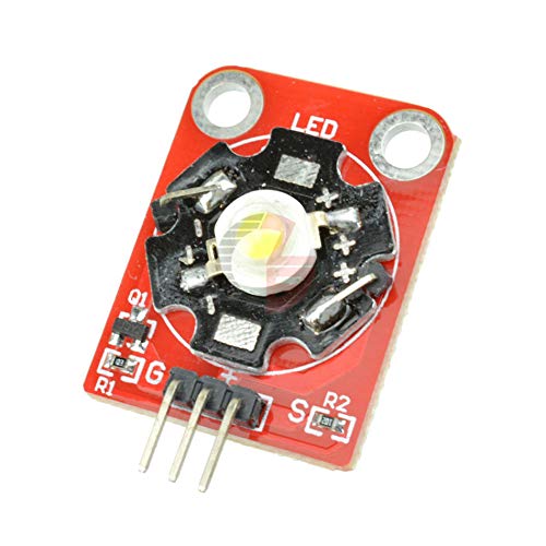 Módulo LED 3W de alta potência com chassi de PCB para Arduino STM32 AVR