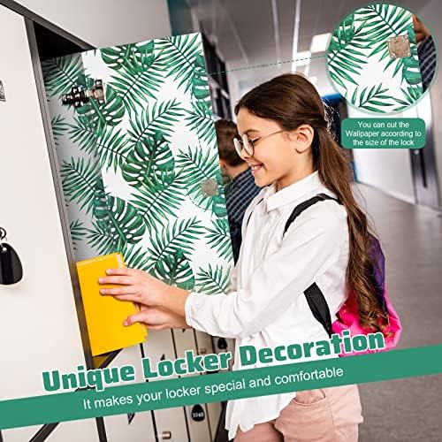 15 PCs PCS Magnetic Locker Wallpaper Art Removable School Gregue Stickers Papel de parede magnética para Decoração de Locker