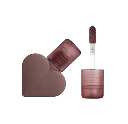 WGUST GLITTER no ar Love Velvet Non Stick Copo Lip Glaze Heart Heart Cushion Lip Glaze Light Velvet Lipstick 2ml FL Studio