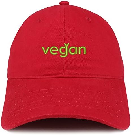 Trendy Apparel Shop Loja vegana bordada de baixo perfil de algodão escovado