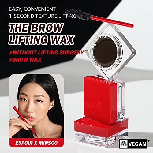 Espoir The Brow Balance Lápis 3 Marrom macio + Espoir A sobrancelha de elevação 1 sobrancelha transparente com forte conjunto