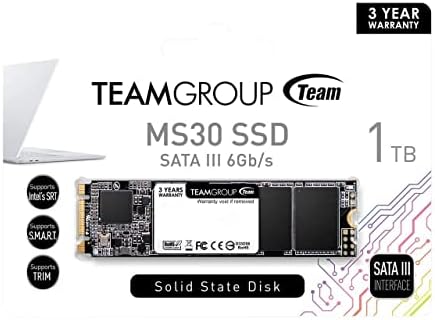 Teamgroup MS30 1TB com cache SLC 3D NAND TLC M.2 2280 SATA III 6GB/S SOLID SOLID DRIZE
