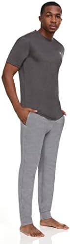 Russell Mens 2 peças conjunto inclui calças de manga curta e calças de lã