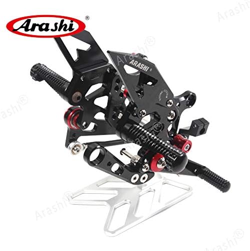 Traseiro de Arashi para Aprilia RSV4 R/Factory 2009 2010 2012 2012 Acessórios de motocicletas Acessórios ajustáveis ​​para os pés