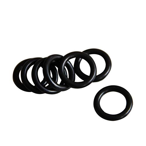 O-rings de borracha nitrila, 21mm od 1mm largura, métrica buna-n torneira o-rings redonda vedação junta preta 50pcs
