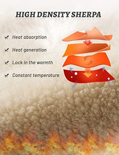 Lã de gihuo masculino ladeado de moletom sherpa calça de suor quente de inverno calças esportivas atléticas