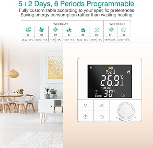 Yasez tuya termostato aquecimento do piso da caldeira regulador de temperatura quente Smart Life Life Home Control