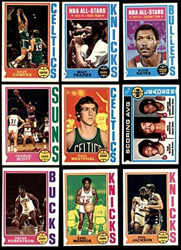 1974-75 Topps Basketball Complete Conjunto Ex/Mt