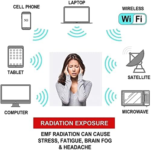 WZGLOD EMF SHETTER METAL METAL ANTI-RADIAÇÃO Pano eletromagnético, Radiação Hard/Condutor Fabric para RF/LF Bloqueio/Brecha, A-5m