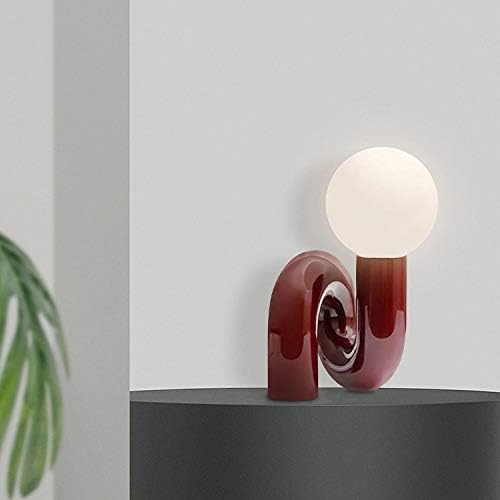 Zhaoleei minimalista vidro bola mesa de quarto luz infantil designer modelo lâmpada de mesa de mesa