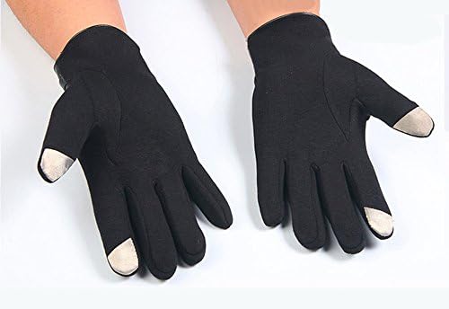ARMFRE TOPS Luvas de tela sensível ao toque de inverno Men Men Premium Cashmere Luvas quentes à prova de vento lã grossa