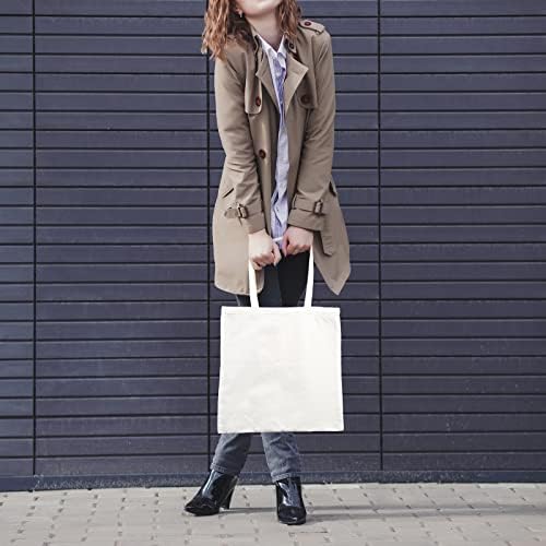 Sanmuci Canvas Sacos de sacolas reutilizáveis ​​Canvas naturais Saco de compras em branco em branco feminino