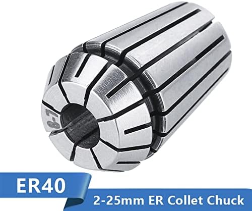 NESHO Spring Collet Torre ER40 Collet Chuck 4.0-25.0mm Spring Collet Clamp Tool para ferramenta de moagem de máquina 1pcs