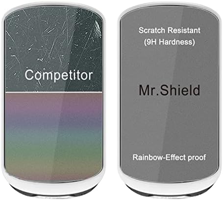 Mr.Shield [3-Pack] Protetor de tela para Garmin Edge Explore 2 [vidro temperado] [vidro Japão com dureza 9H] protetores de tela folhas com reposição ao longo da vida