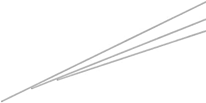 UXCELL 304 Tubo capilar de aço inoxidável, od 0,8 mm x 0,2 mm de espessura de 300 mm de comprimento de tubulação de